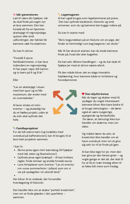 E-bog AI og ChatGPT for Børnefamilier