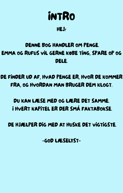 E-bog Emma og Rufus lærer om penge
